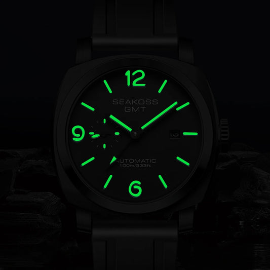 GMT Automatic Diver Watch – Sapphire Glass & Luminous Dial