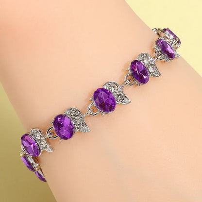 Exquisite Charm Strand Bracelet – Color Crystal Fashion Women Party Jewelry