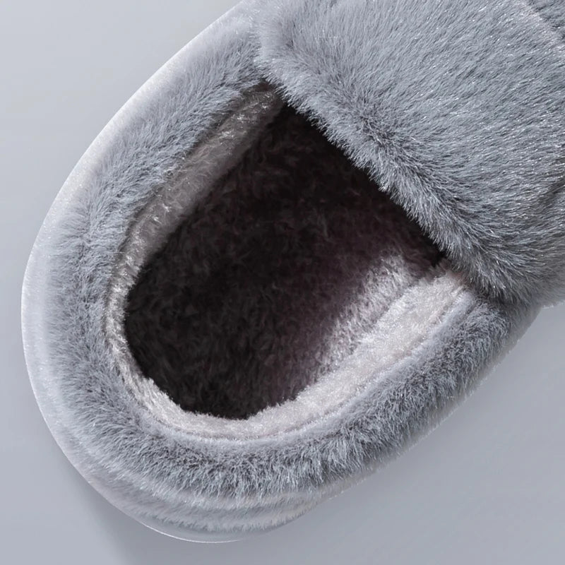 Luxury Plush Indoor Slippers for Men & Women – Soft Warm Anti-Slip Winter Comfort