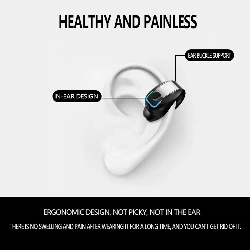 Modern Clip Wireless Earbuds – Sport Noise Reduction Bone Conduction Design