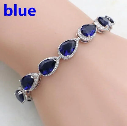 Exquisite Charm Strand Bracelet – Color Crystal Fashion Women Party Jewelry