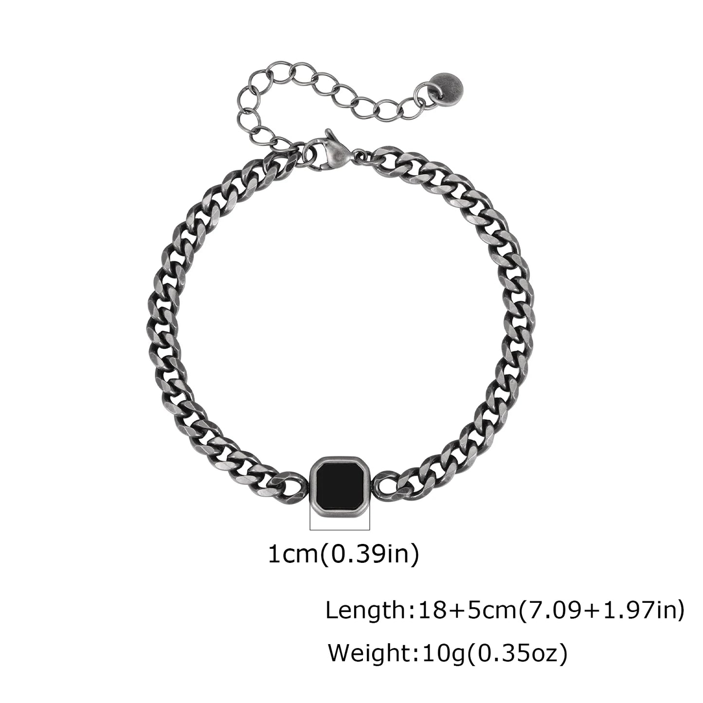 Hip Hop Cuban Link Bracelet for Men – Stylish Fashion Jewelry Wristband