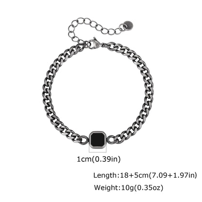 Hip Hop Cuban Link Bracelet for Men – Stylish Fashion Jewelry Wristband