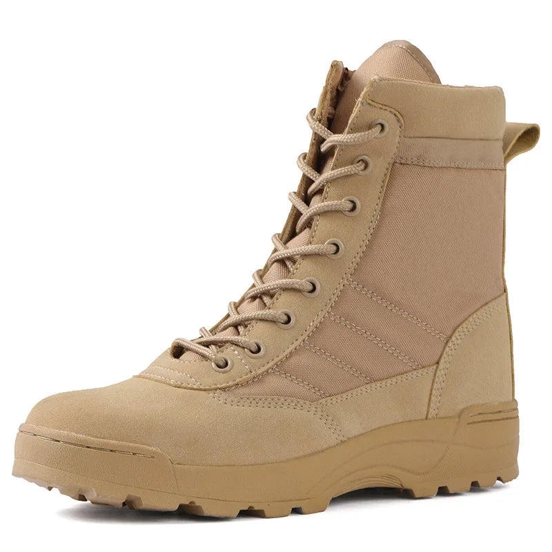 Men’s Outdoor Desert Boots – Anti-Slip Ankle Work & Hiking Shoes