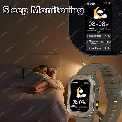 Modern Sports Smartwatch with Bluetooth Calls & Multi Function Display