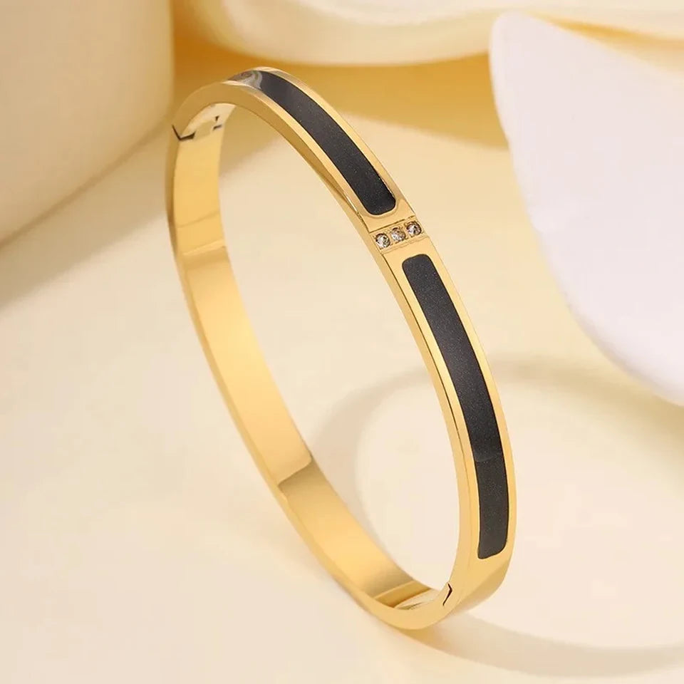 Elegant Stack Bangles Set – Sparkling Fashion Women Bracelet Gift