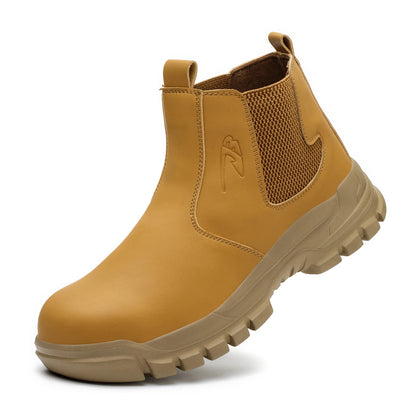 Heavy-Duty Waterproof Work Boots – Steel Toe Anti-Puncture Protection