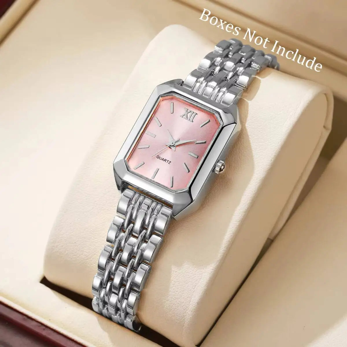 Sleek Numberless Quartz Watch with Compact Round Dial Design