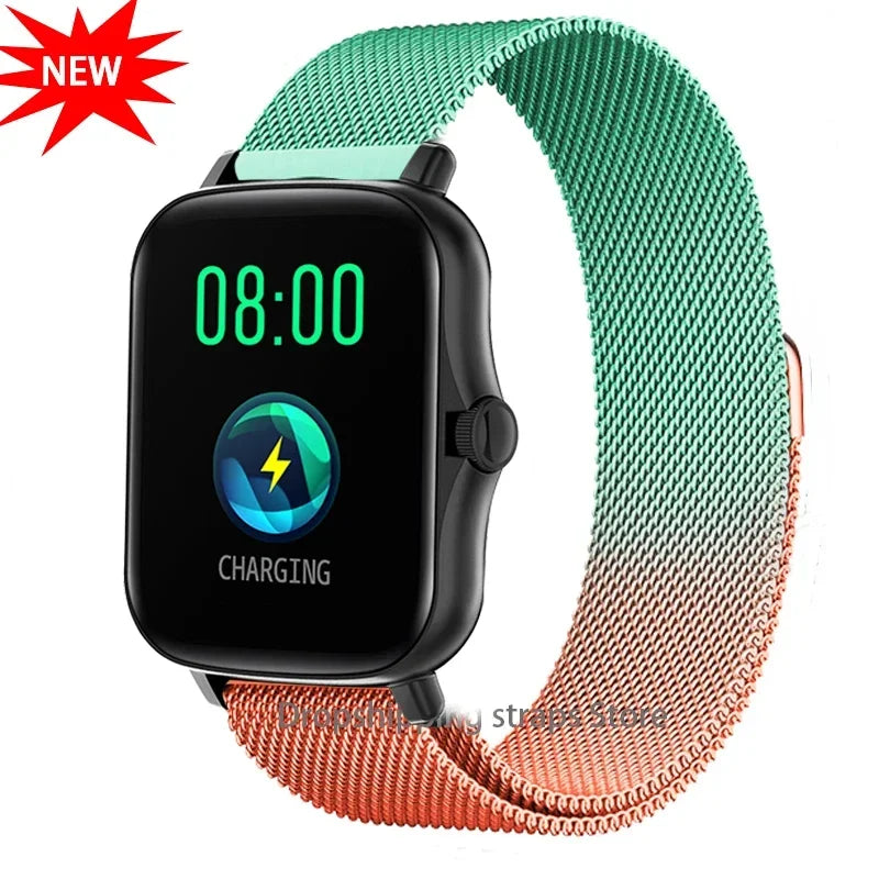 Magnetic Stainless Steel Watch Strap – Quick Fit Adjustable Design