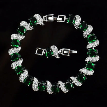 Exquisite Charm Strand Bracelet – Color Crystal Fashion Women Party Jewelry