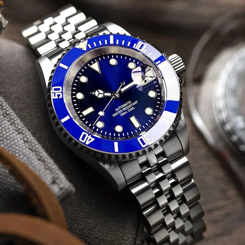 Automatic Diver Watch – Sapphire Crystal & Rotating Bezel Design