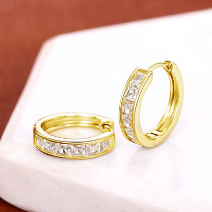 Elegant Everyday Hoop Earrings – Simple Modern Women Jewelry