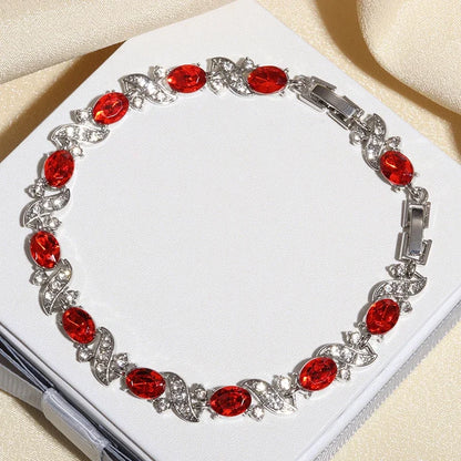 Exquisite Charm Strand Bracelet – Color Crystal Fashion Women Party Jewelry