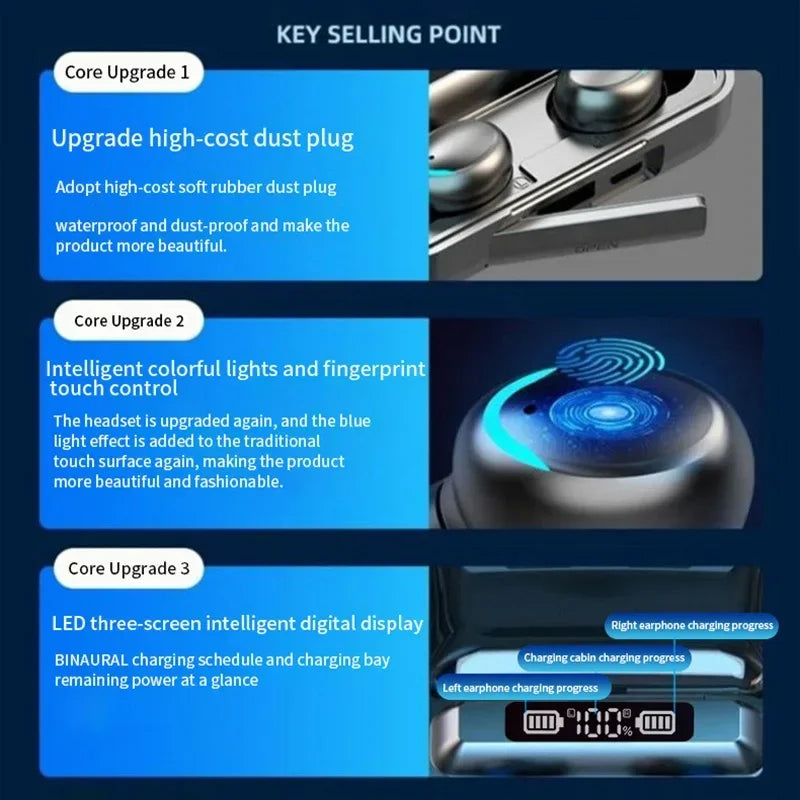 Wireless Earbuds with Crystal Clear Audio