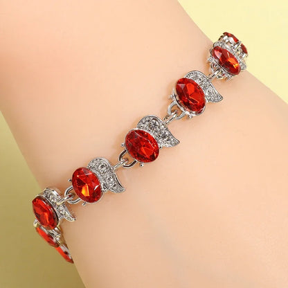 Exquisite Charm Strand Bracelet – Color Crystal Fashion Women Party Jewelry