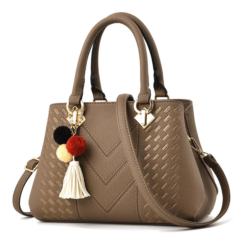Vintage Leather Tote Bag – Elegant Everyday Women’s Handbag