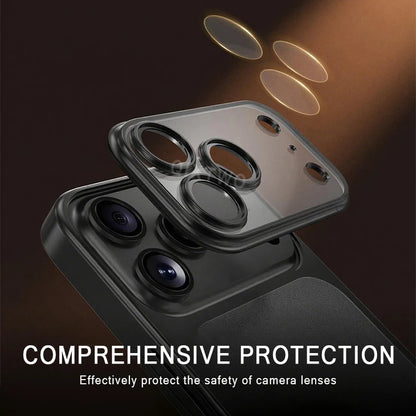 Crystal Shield Magnetic Wireless Charging Phone Case – Matte Transparent Protection Series