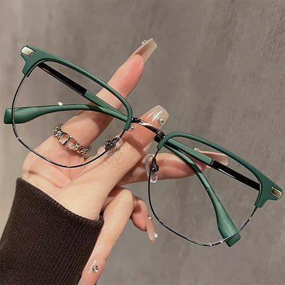 Modern Square Frame Fashion Glasses