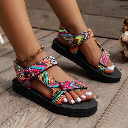 Minimal Summer Flat Sandals with Comfortable Rope Inspired Design