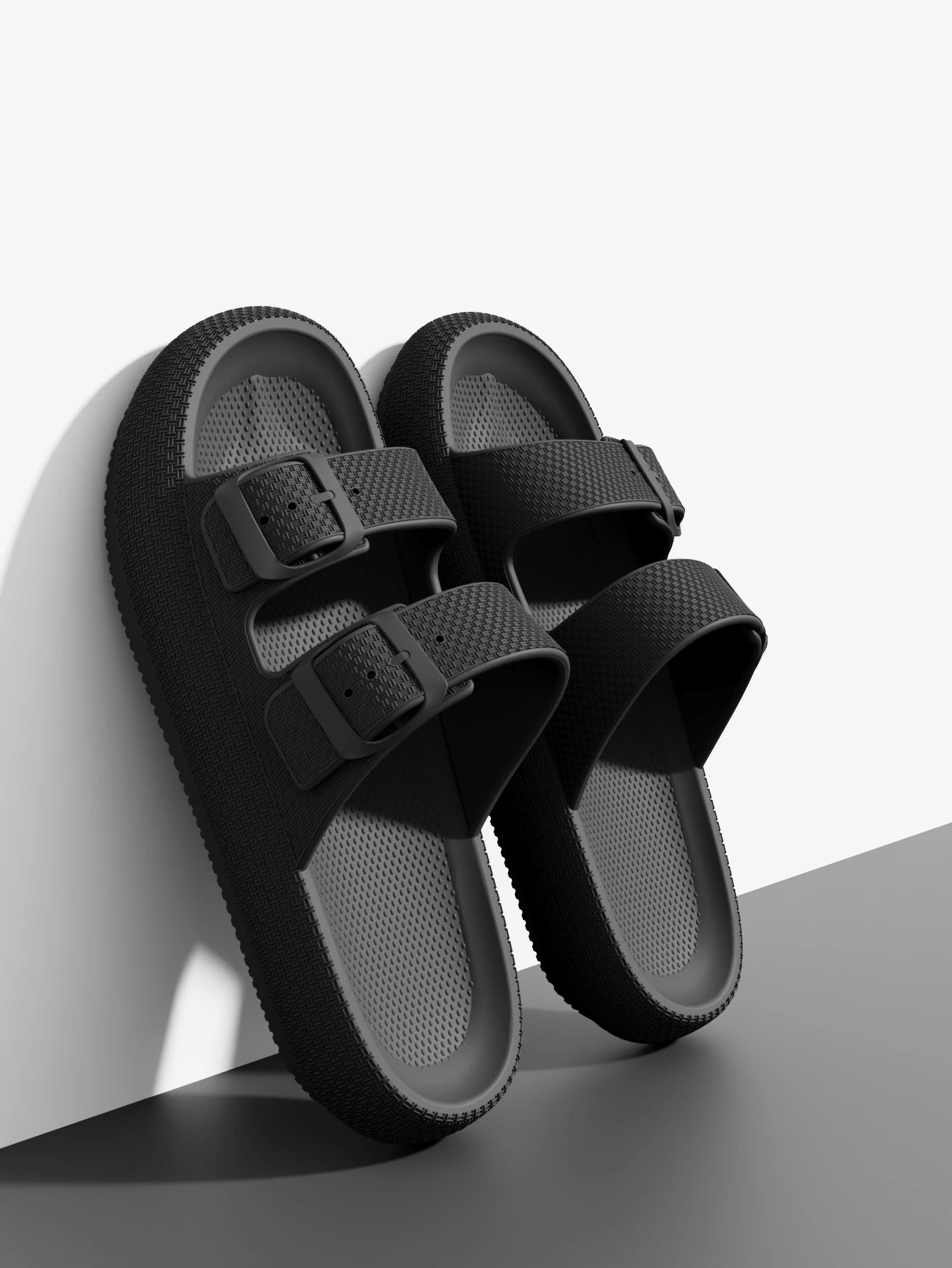 Minimal Outdoor Slide Sandals with Soft Cushioned Sole