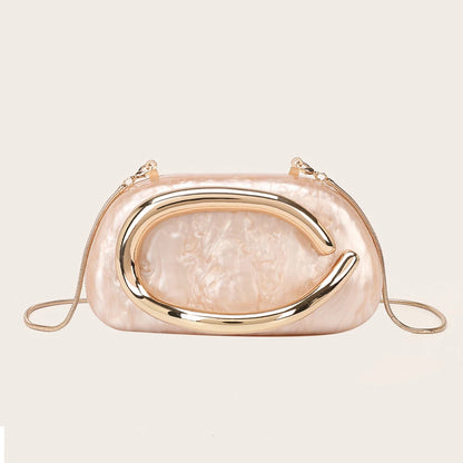 Sophisticated Women’s Clutch Purse – Glamorous Gold-Tone Bag for Special Occasions
