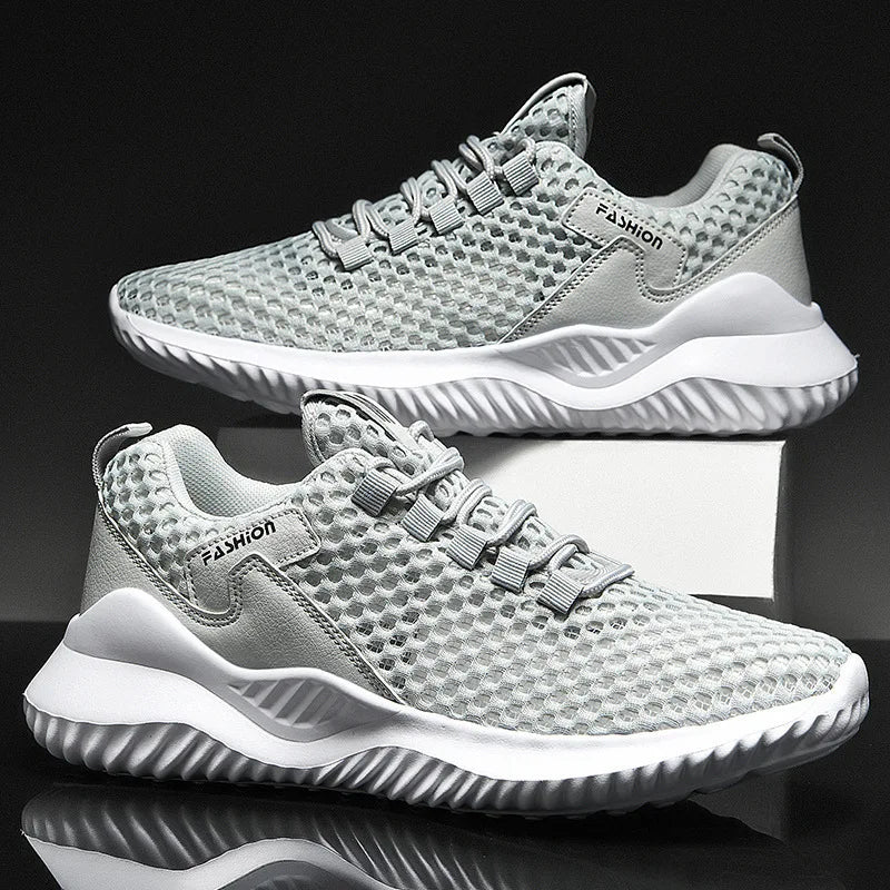 Men’s Breathable Mesh Summer Loafers – Lightweight Casual Walking Shoes