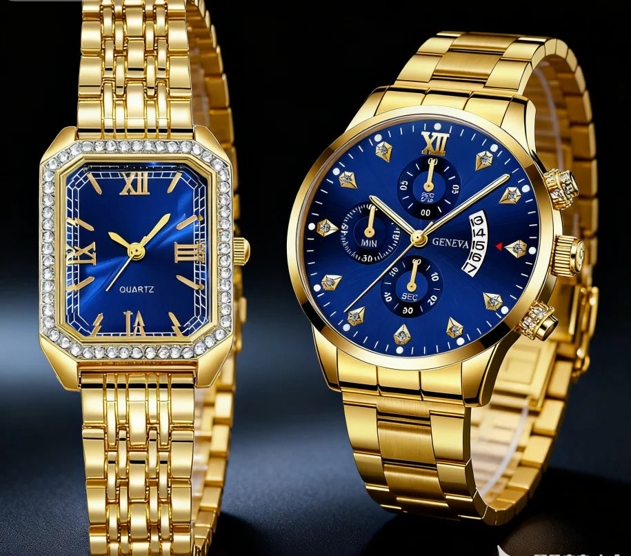 Elegant Couple Watch Set – Perfect Gift for Any Occasion
