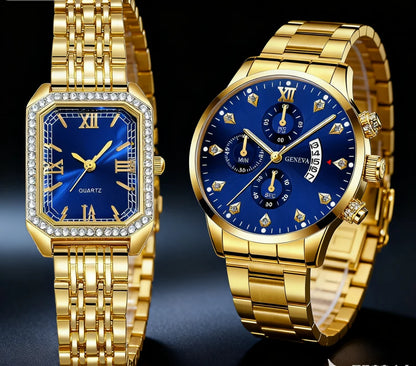 Elegant Couple Watch Set – Perfect Gift for Any Occasion