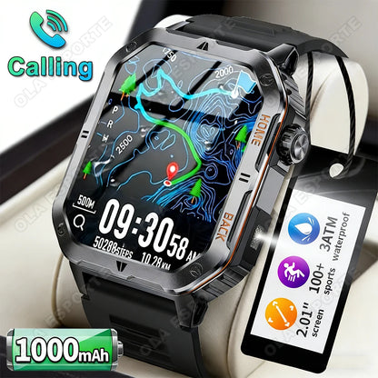 Modern Sports Smartwatch with Bluetooth Calls & Multi Function Display