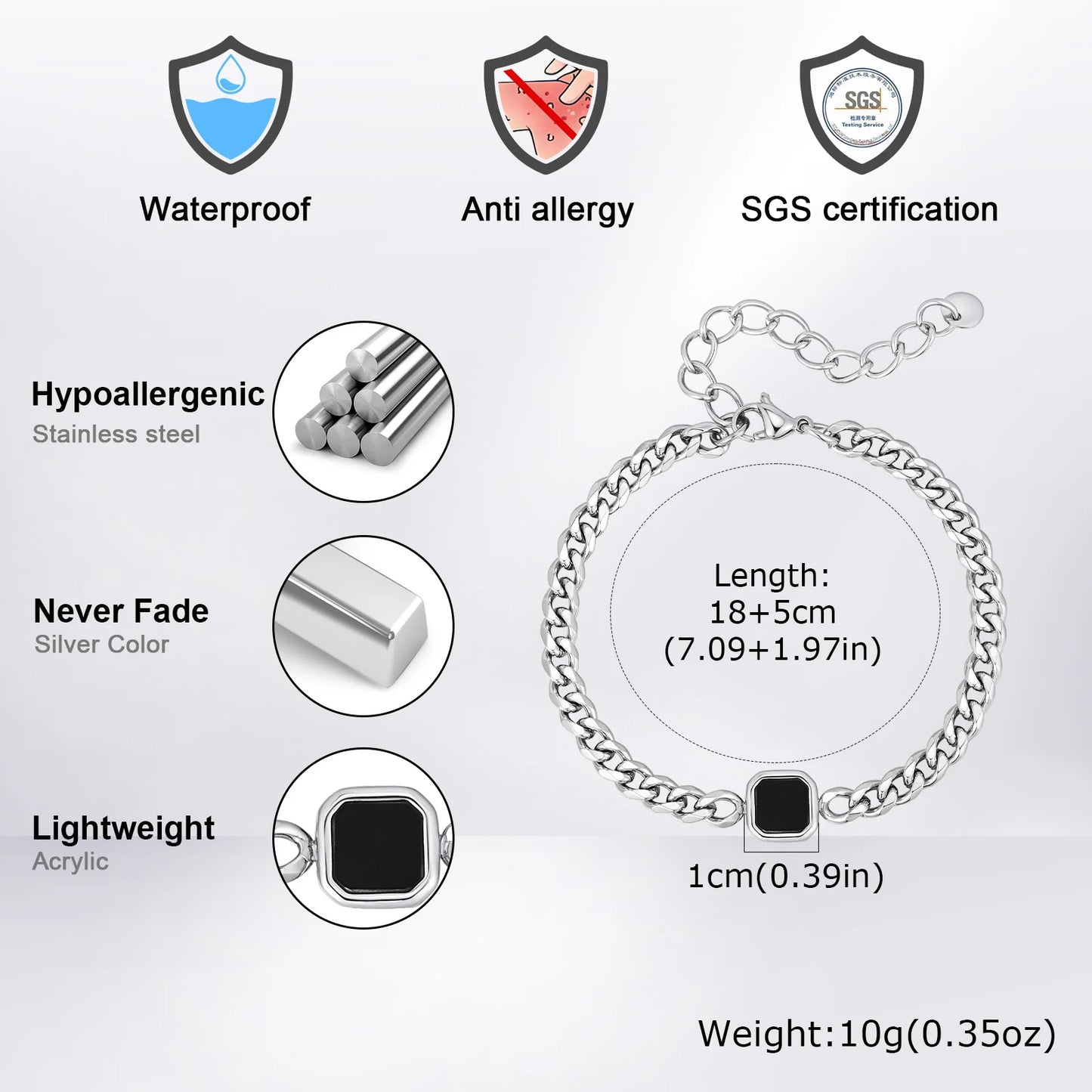 Hip Hop Cuban Link Bracelet for Men – Stylish Fashion Jewelry Wristband