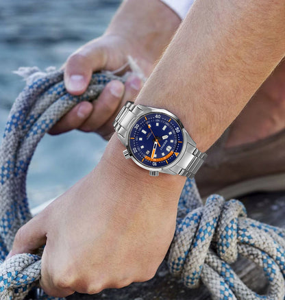 Professional 200M Automatic Diver Watch – Sapphire Luminous Steel Edition