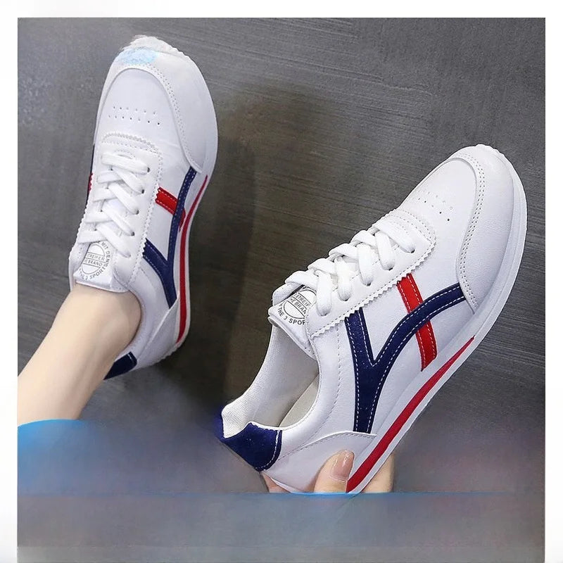 Men’s Versatile Knit Running Sneakers – Comfortable Flat Sole Sports Shoes