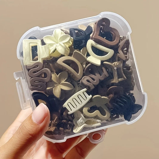 Multi-Pack Cute Hair Claws – Elegant Daily & Travel Hair Accessories