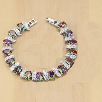 Exquisite Charm Strand Bracelet – Color Crystal Fashion Women Party Jewelry