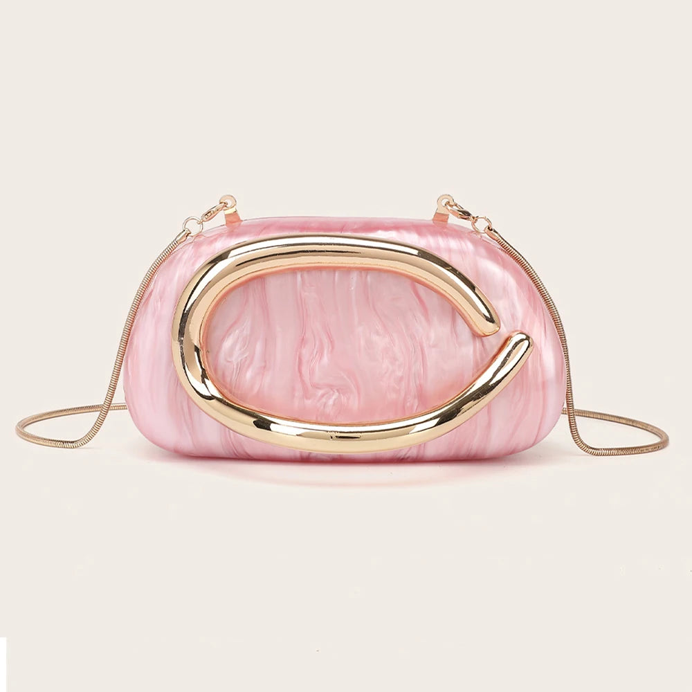 Sophisticated Women’s Clutch Purse – Glamorous Gold-Tone Bag for Special Occasions