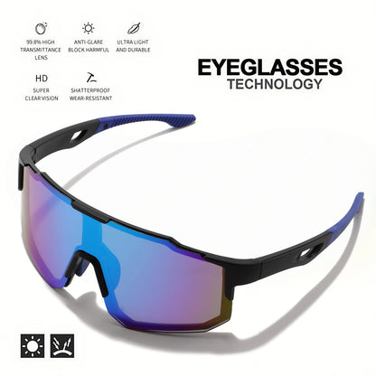 Modern Wrap Sports Eyewear – Lightweight Unisex Outdoor Sunglasses