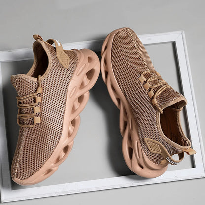 Everyday Lace-Up Sneakers with Simple Comfortable Casual Fit Design
