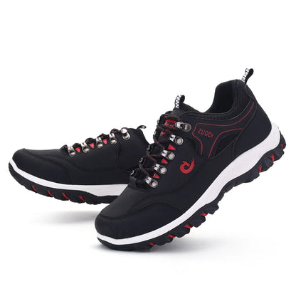 Men’s Classic Leather Casual Shoes – Lightweight Sneakers for Daily Wear