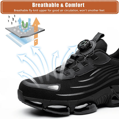 Protective Work Sneakers – Steel Toe Anti-Slip Comfortable Safety Shoes