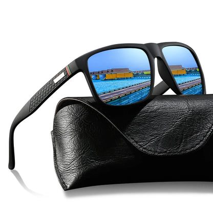 Classic Square Polarized Sunglasses – Lightweight Outdoor Style