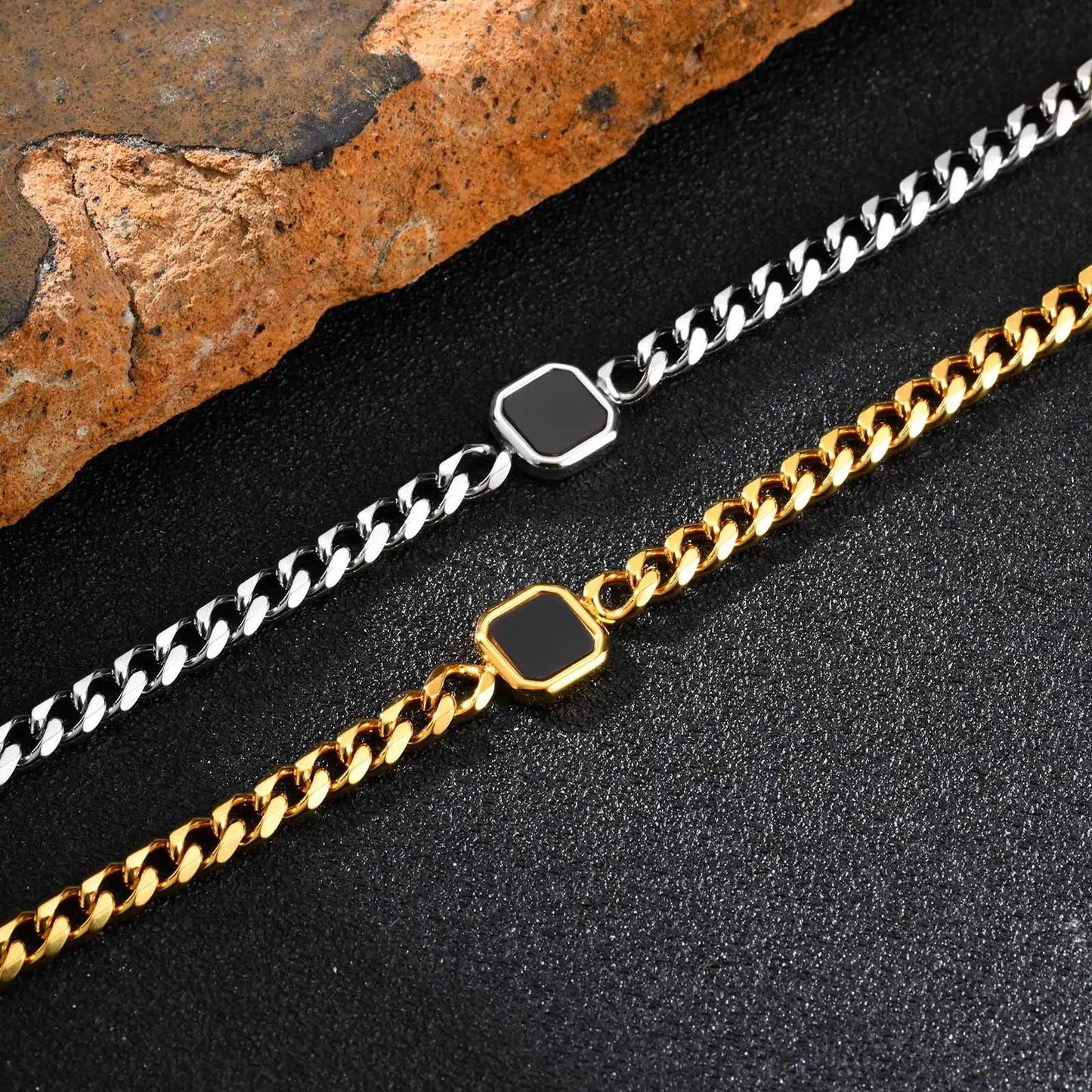 Hip Hop Cuban Link Bracelet for Men – Stylish Fashion Jewelry Wristband
