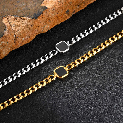 Hip Hop Cuban Link Bracelet for Men – Stylish Fashion Jewelry Wristband
