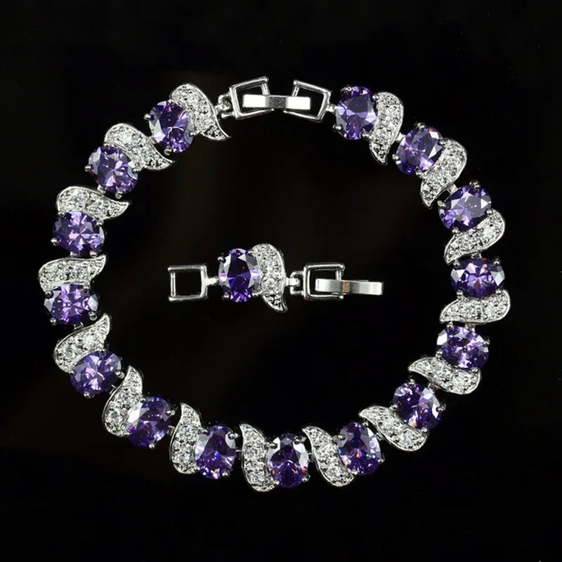 Exquisite Charm Strand Bracelet – Color Crystal Fashion Women Party Jewelry
