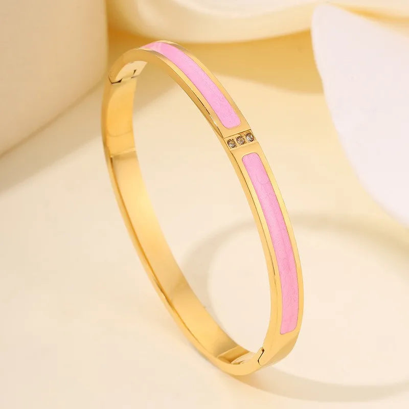 Elegant Stack Bangles Set – Sparkling Fashion Women Bracelet Gift