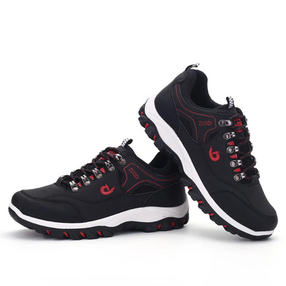 Men’s Classic Leather Casual Shoes – Lightweight Sneakers for Daily Wear