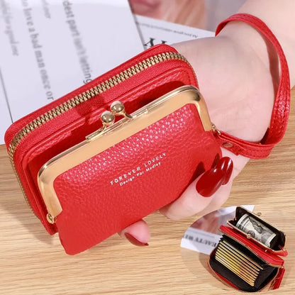 Women’s Wrist Strap Wallet – Multi-Card Slots Large Capacity Coin Purse