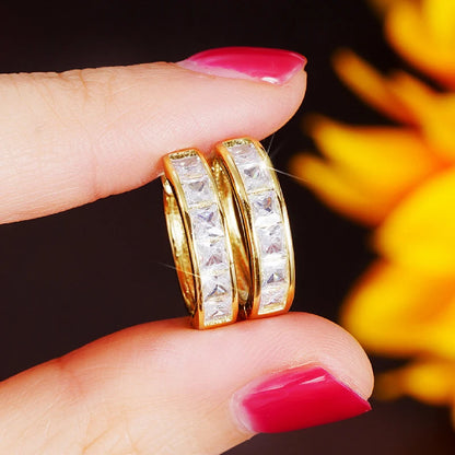 Elegant Everyday Hoop Earrings – Simple Modern Women Jewelry