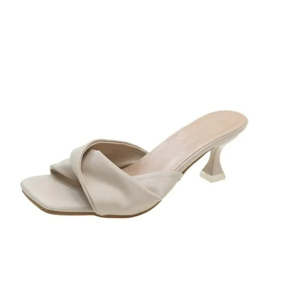 Elegant High Heel Platform Sandals with Sleek Minimal Party Style