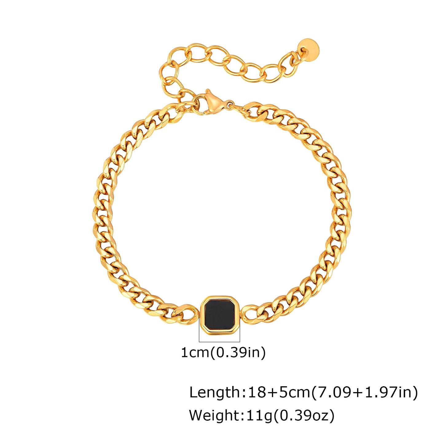 Hip Hop Cuban Link Bracelet for Men – Stylish Fashion Jewelry Wristband