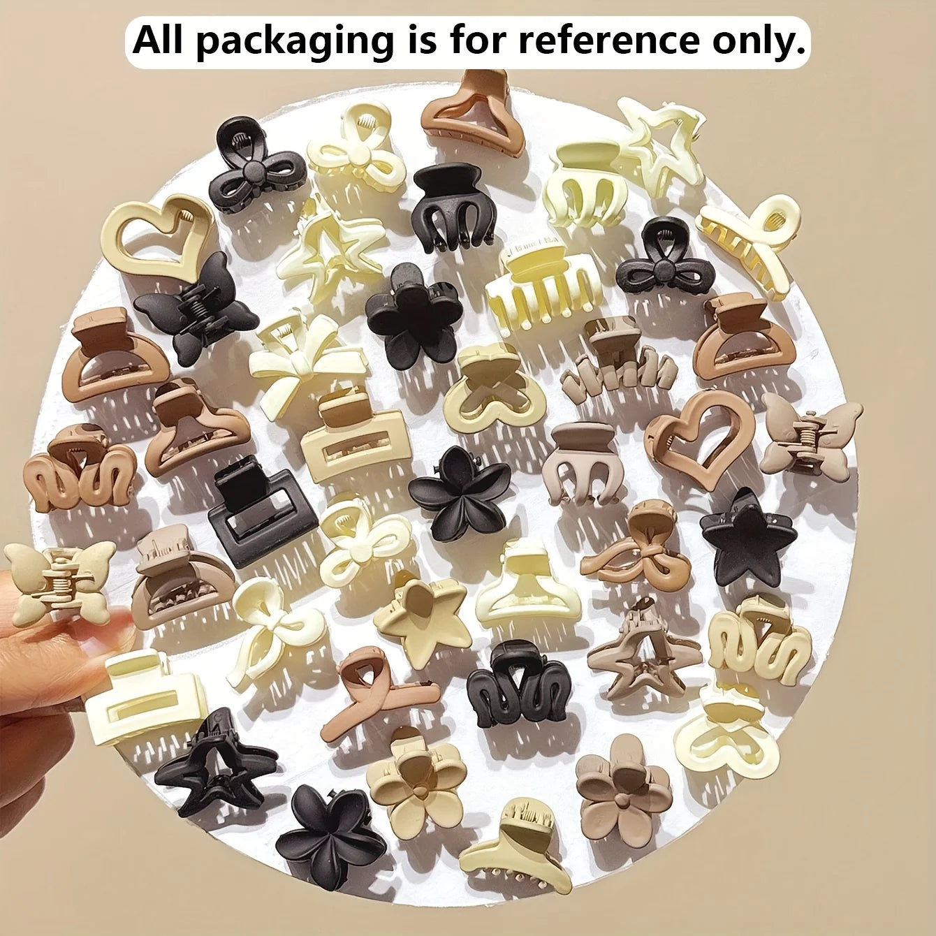 Multi-Pack Cute Hair Claws – Elegant Daily & Travel Hair Accessories